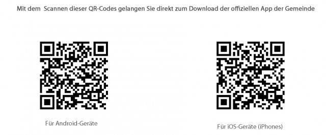 QR Codes Gemeinde App Hunderdorf