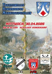 Hunderdorfer Maibaumaufstellen