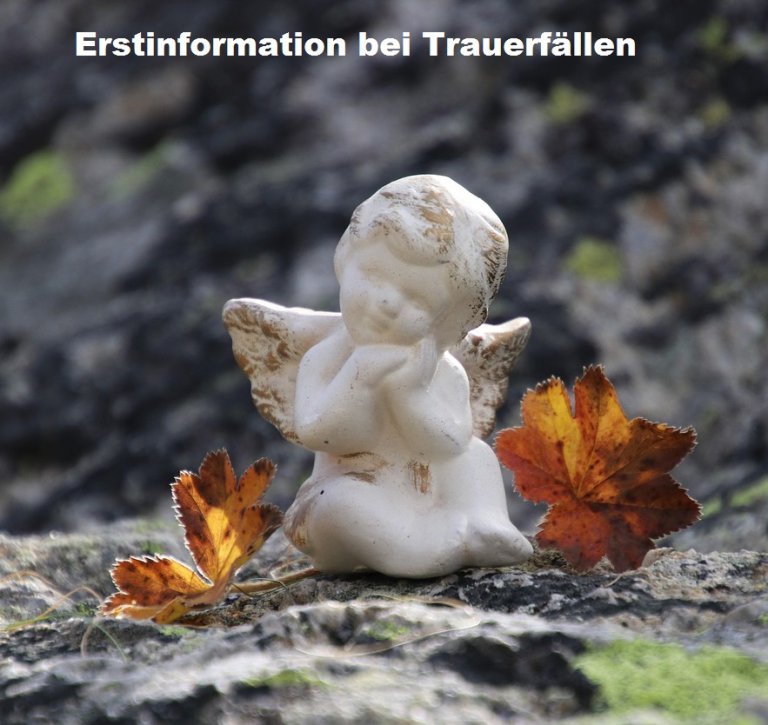 Engel Erstinfo bei Trauerfall